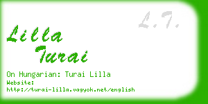 lilla turai business card